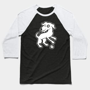 Jumpy Dog Ball {DARK shirts} Baseball T-Shirt